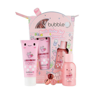 Coffret cadeau bain et corps au thé Boba